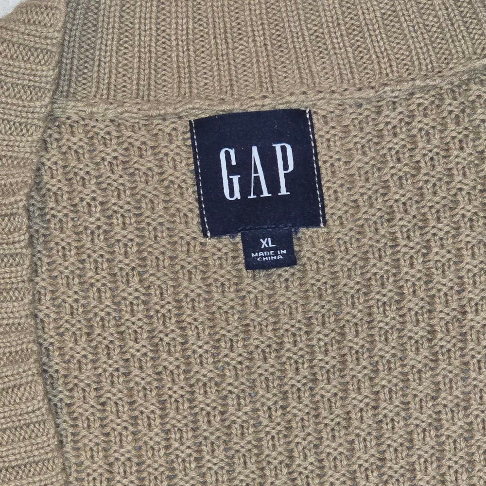 Women's GAP Taupe Longline Cardigan XL - Picture 5 of 7